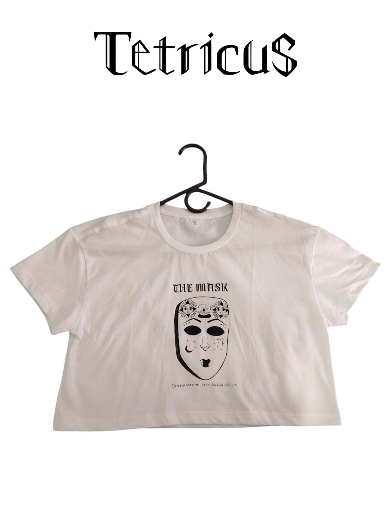 Camiseta crop top Diseño The Mask